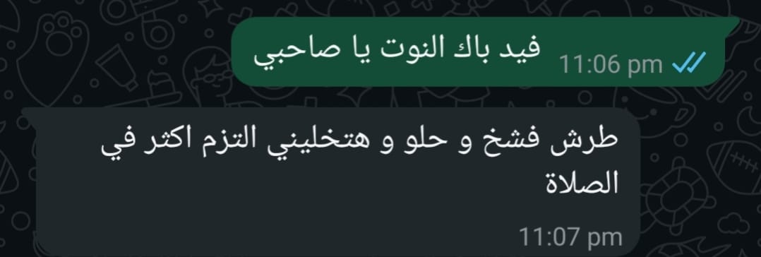 سكرين شوت واتساب
